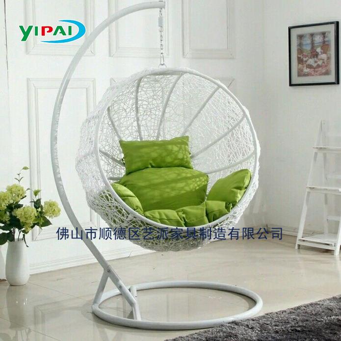 吊篮藤椅圆形鸟巢室内秋千藤编吊篮椅室内户外阳台吊椅躺椅8