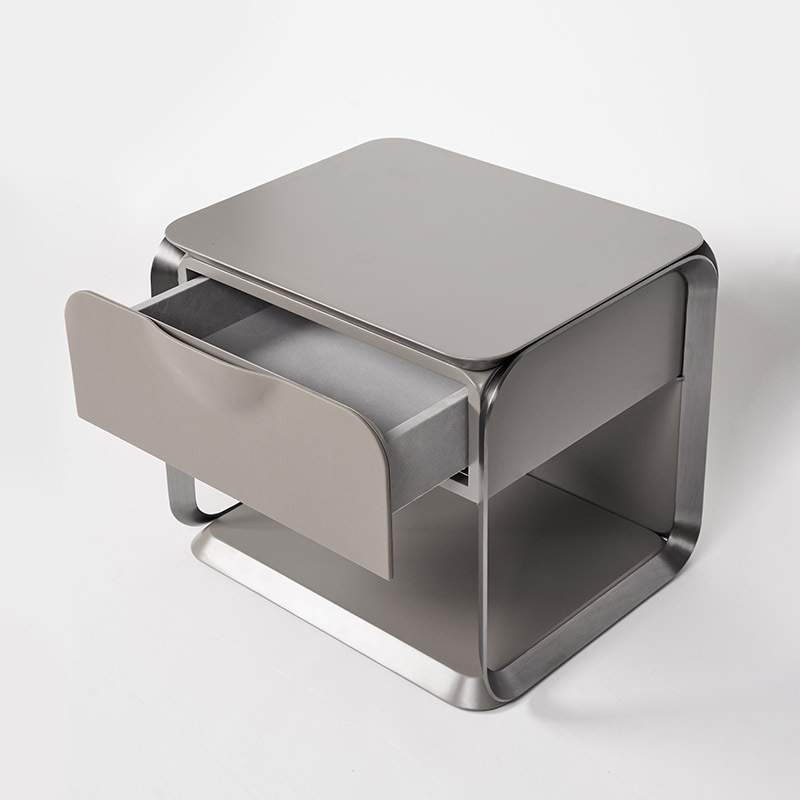 WXKL01Turri意式极简现代简约轻奢床头柜设计师款实木床边柜卧室