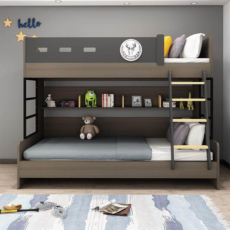 上下床全实木儿童母子床1.5米实木1.2米两层多功能储物双层学生床