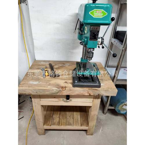 实木操作台木工台钳维修桌钳制打包工作桌钳工台工具模具底座台