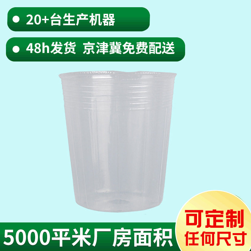 批发透明育苗盆一次性塑料花盆兰花营养钵种植园艺蝴蝶兰育苗杯