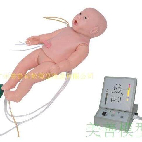 全功能新生儿模/拟人婴儿心/肺复苏与护理综合模型插管