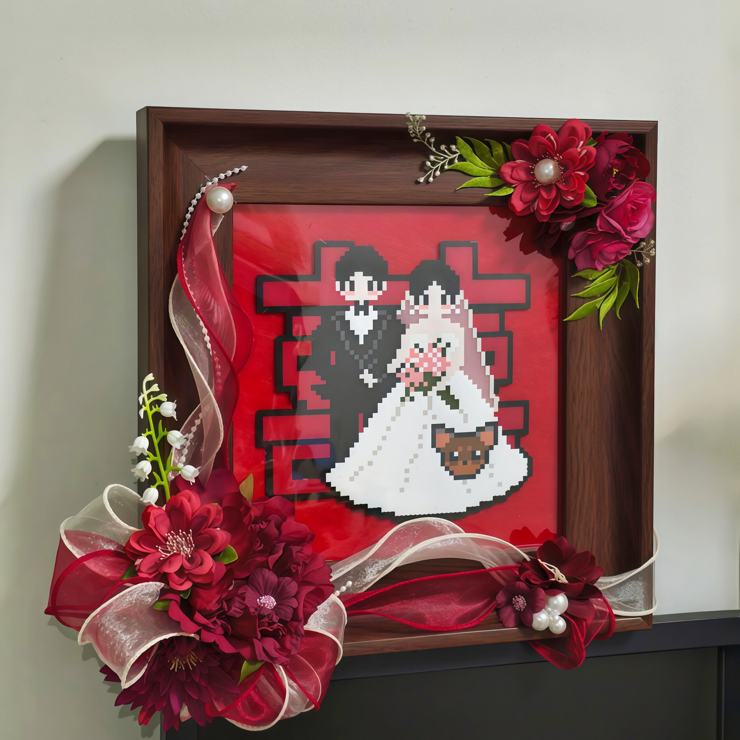 好闺蜜~结婚相框新婚礼物送新娘diy有意义高颜值装饰祝福朋友创意