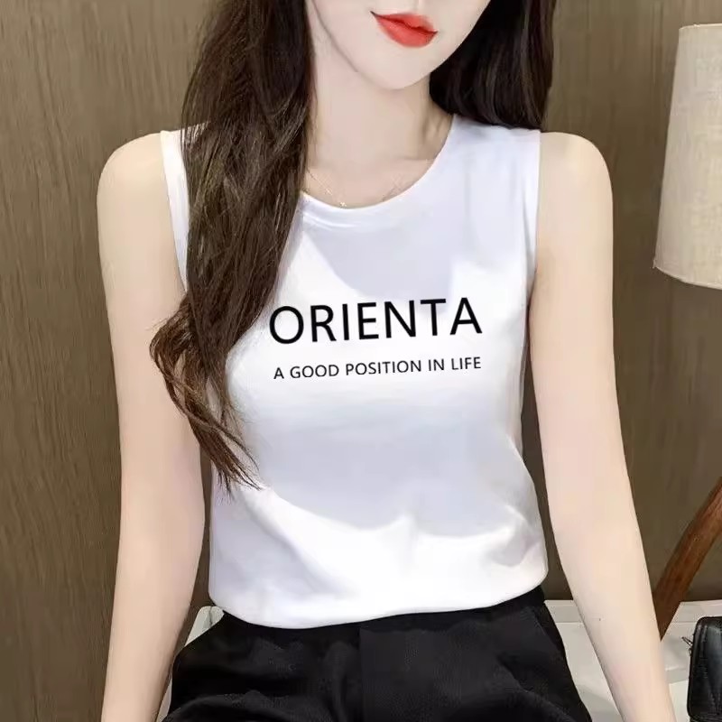 2025新款夏季背心女士打底衫内上衣修身外穿无袖纯棉白色内搭吊带