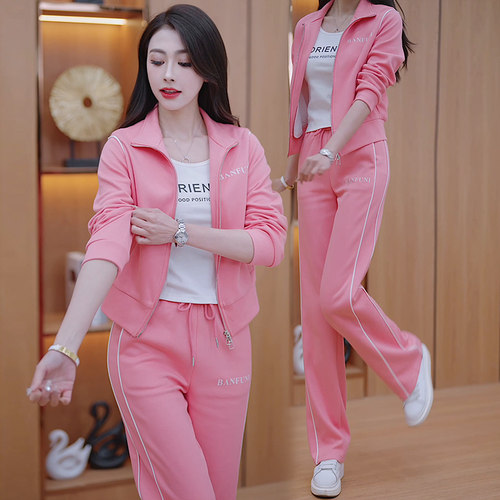休闲运动服套装女2026春季