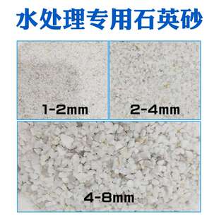 25kg公斤纯白石英砂颗粒滤料净水精制细砂粗砂沙子过滤水处理建筑