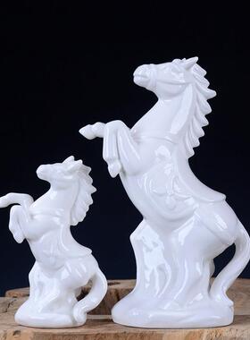 破损包赔陶瓷马招财风装饰客厅玄关酒柜电视柜办公室桌面家居摆件