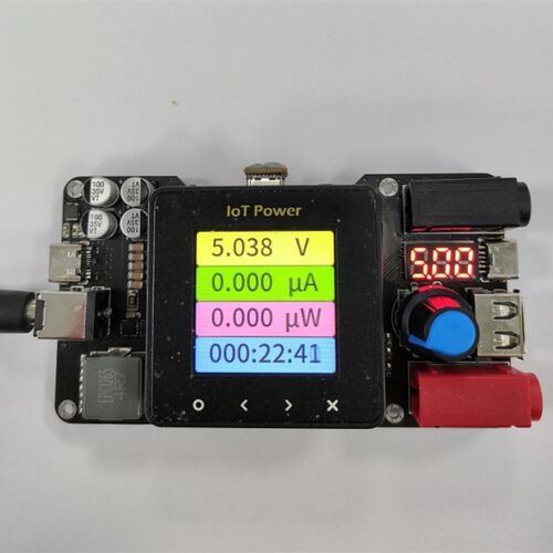 IoTPower升降压数控电源高精度曲线电压电流表uA微功耗测试分析仪