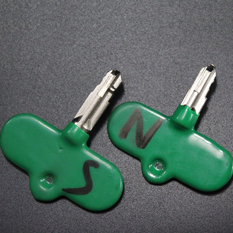 磁性阀门钥匙暖气阀门水表前阀门开关扳手供暖地热管十字