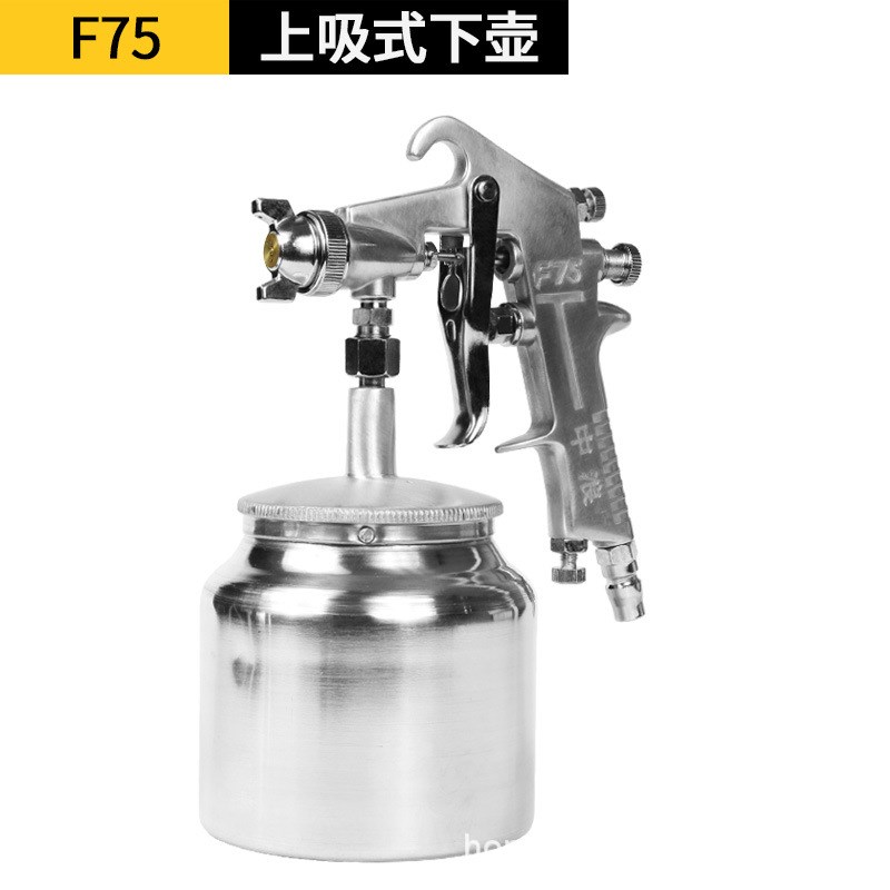 F75气动喷漆枪喷壶F71汽车y钣金家具乳胶漆喷漆枪喷涂工具油漆喷