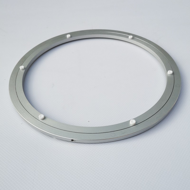 餐桌转盘底座转芯圆桌玻璃转台轴承旋转大理石手动不锈钢火锅轨道