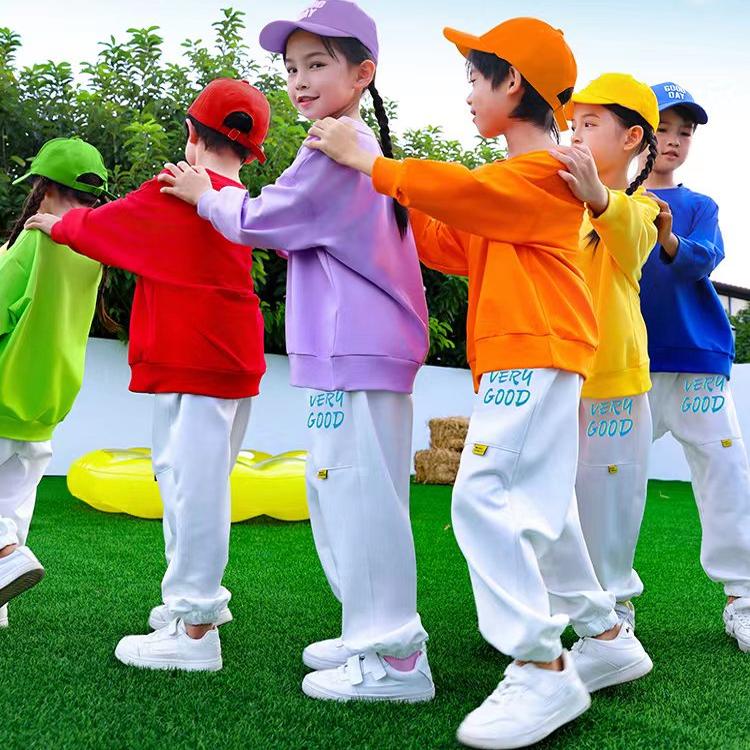 儿童啦啦队演出服幼儿园秋季合唱表演服小学生运动会团体舞蹈服装