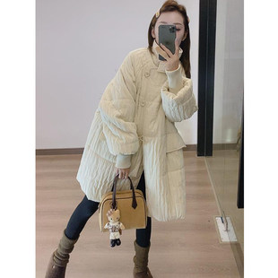 韩系超好看羽绒棉服冬装2025新款今年流行爆款棉袄中长款棉衣外套