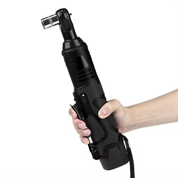 1手6/.器8V锂电电动棘轮扳手充电式90度角GVH向电动扳直角拐弯38