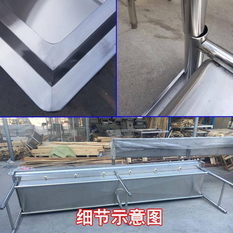 包邮0011商体用不锈钢工水槽槽一学校洗手洗碗池单带支架厂幼儿园