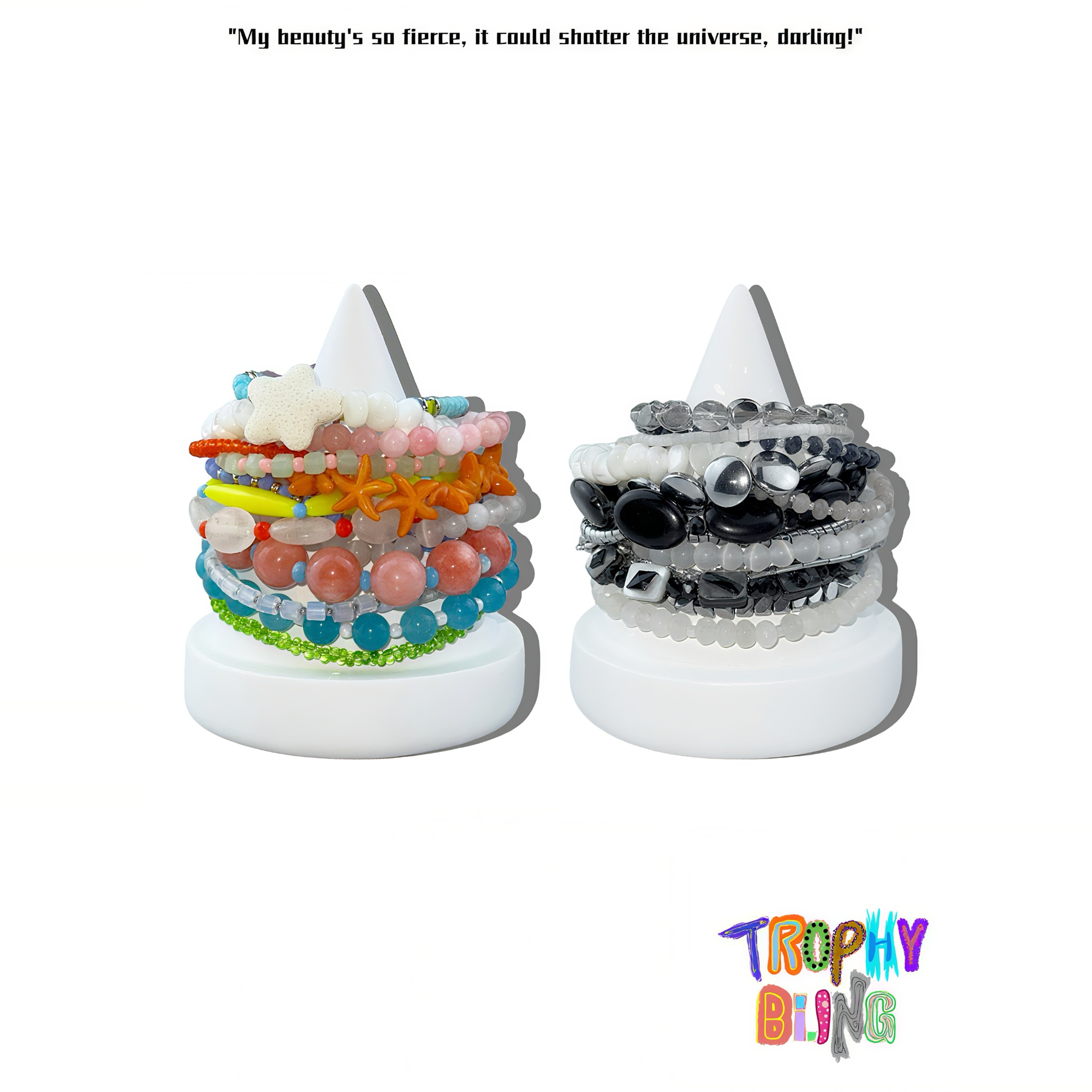 TROPHYBLING丨极繁多层天然石手链