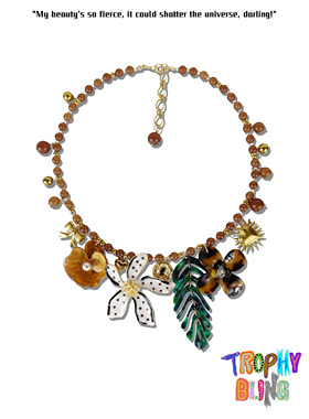 TROPHYBLING丨椰林飘香花朵项链