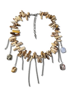 废花瓶原创设计长编绳款项链