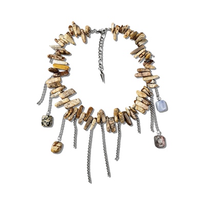 废花瓶原创设计长编绳款项链