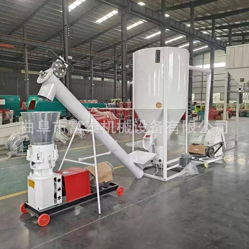 定制款鸡鸭鹅饲料颗粒机水产养殖鱼饲料制粒机养殖场制粒机