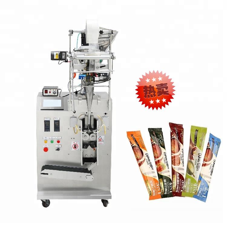 全自动PLC控制茶叶干燥剂花生谷物颗粒包装机