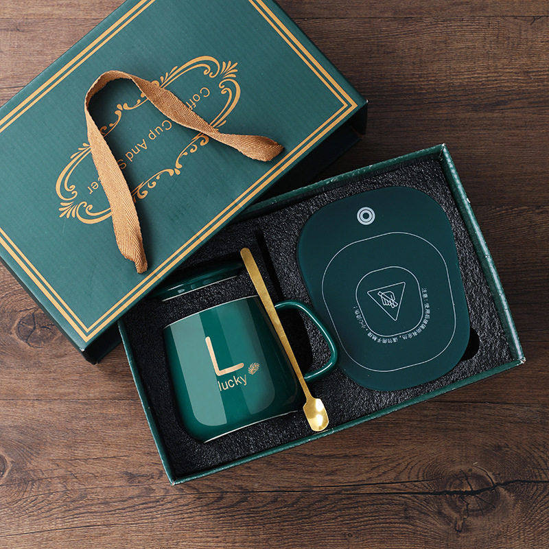 陶瓷马克杯55度恒温暖暖杯礼盒套装随手礼客户礼品活动伴手礼回礼,餐饮具,马克杯,淘宝优惠券,粉丝福利购,淘宝优惠卷