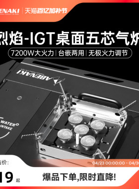 Abenaki户外IGT单元炉2025新炉头防风台嵌两用露营气炉下沉卡式炉