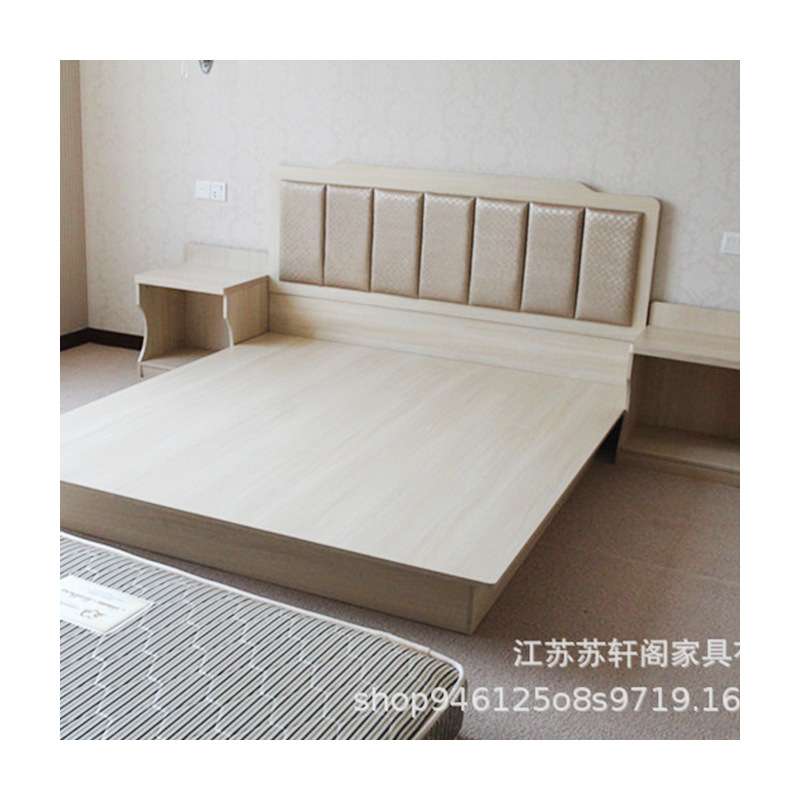 快捷商务宾馆客房家具全套 可按要求制作电视床头柜 板式酒店家具