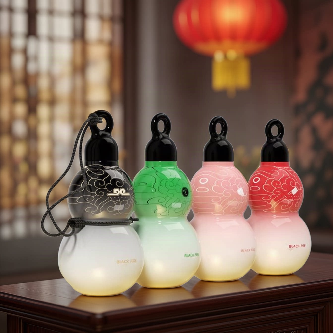太极葫芦水墨316不锈钢保温杯