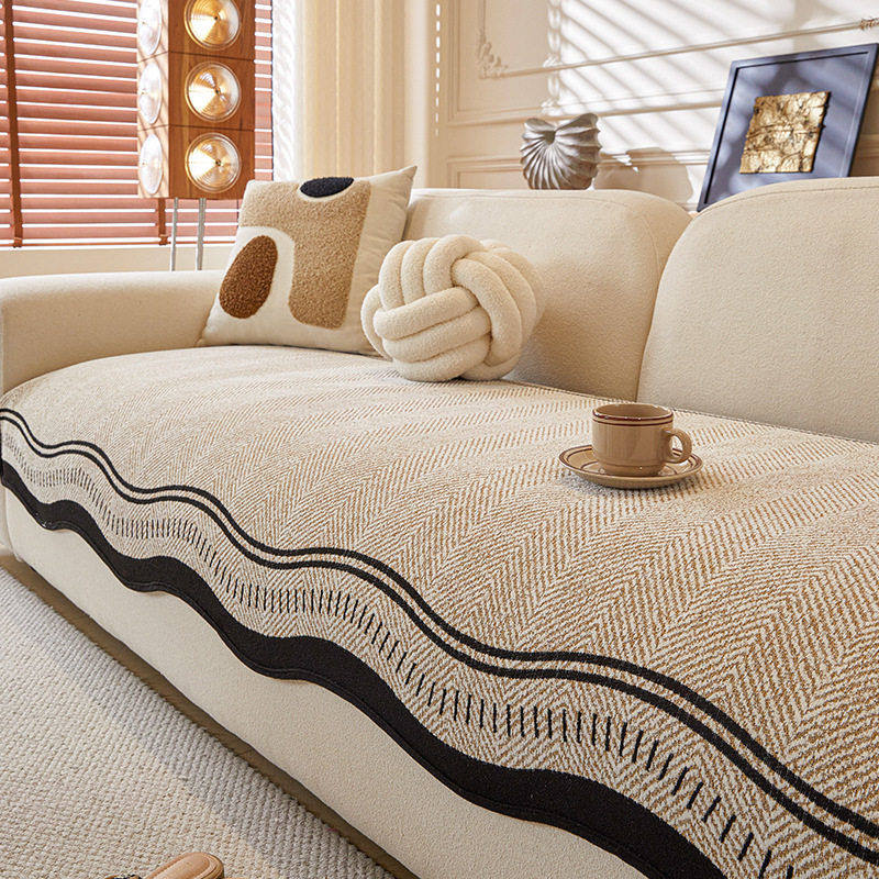 2025网红新款异形雪尼尔沙发垫四季通用防滑皮沙发坐垫子套罩盖巾,居家布艺,沙发垫,淘宝优惠券,粉丝福利购,淘宝优惠卷