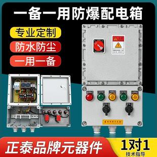 防爆配电箱双水泵控制箱一用一备污水排污泵自动控制柜一控二380V