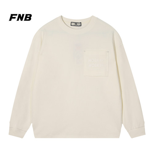 FNB中老年休闲长袖T恤真口袋