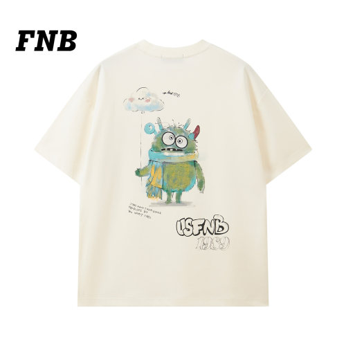 FNB2026美式新款涂鸦风宽松T恤
