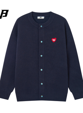 FNB美式潮牌休闲风针织开衫男女秋冬新款时尚简约纽扣毛衣外套