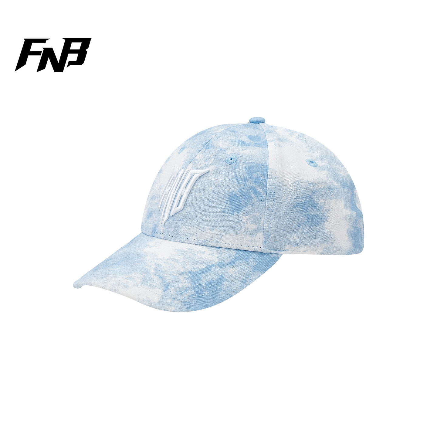FNB扎染刺绣弯檐棒球帽防晒