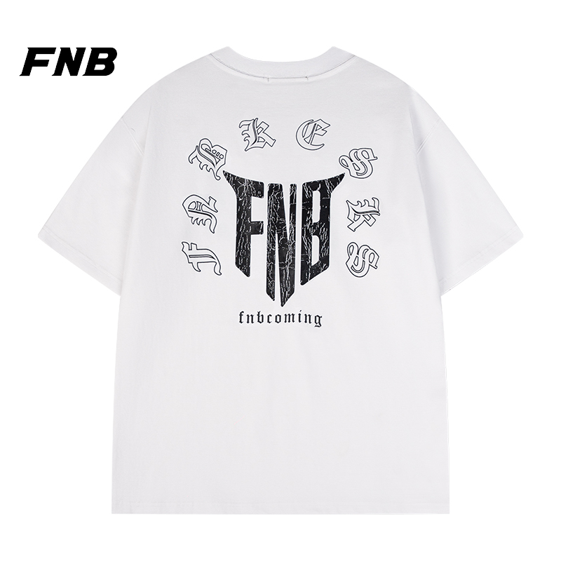 FNB美式潮牌夏季字母潮流短袖T恤