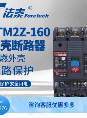 法泰电器FTM2Z-160L型可调智能塑料外壳式断路器热磁式塑壳
