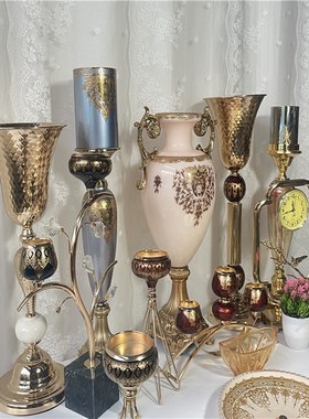 孤品创意-欧美别墅民宿办公客厅轻奢玄关软装饰品摆件