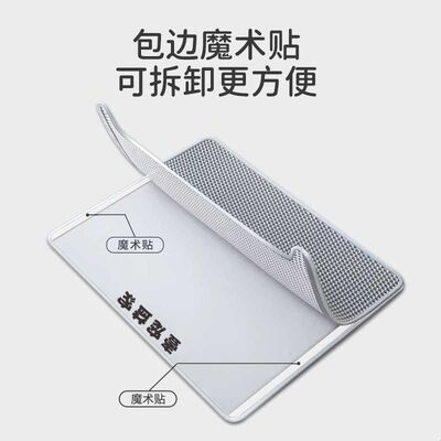 壹宠益家大号猫砂垫双层EVA过滤控砂垫PU皮包边可水洗防外溅带砂