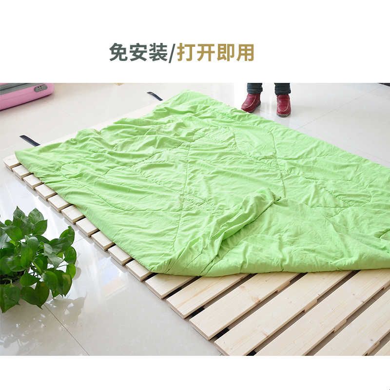 实木榻榻米地台木架子折叠床架床垫排骨架矮床地铺床ins风硬床板图片