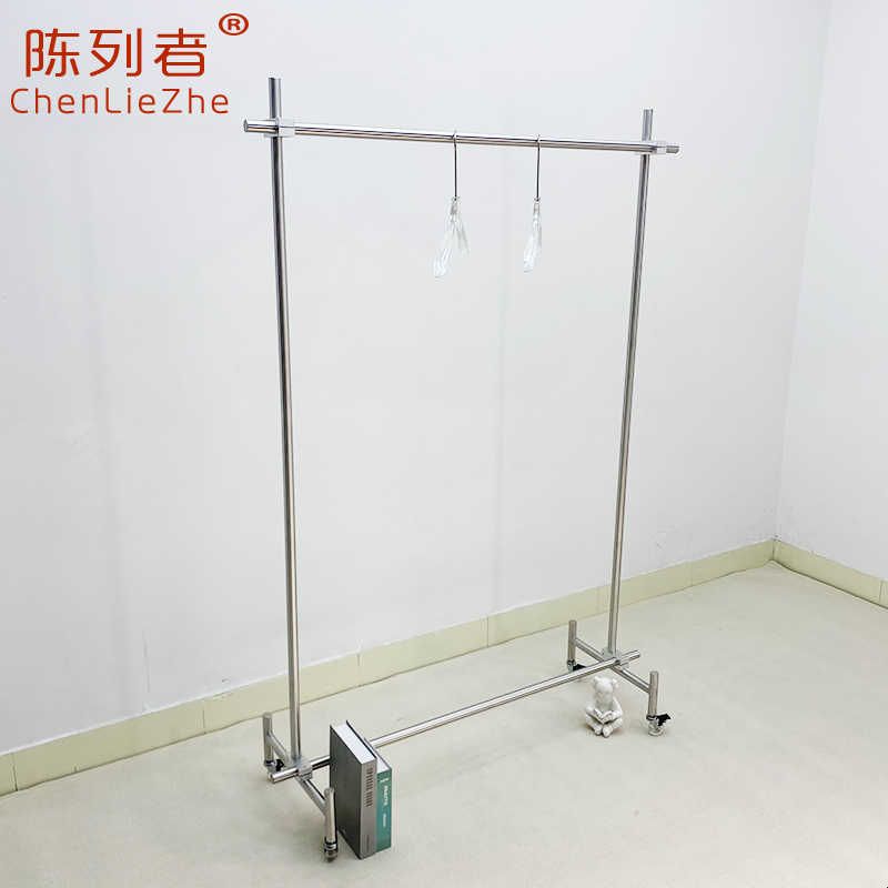 服装店展示架不锈钢挂衣架可移动落地式男女装店买手店陈列架极简图片