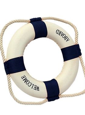 极速Welcome Aboard Foam Nautical LifeH Lifebuoy Ring Boat Wa