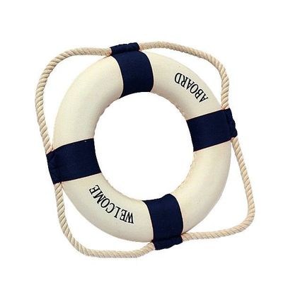 极速Welcome Aboard Foam Nautical LifeH Lifebuoy Ring Boat Wa