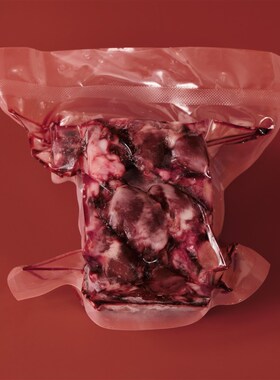 极速Meaty生骨肉 兔心新鲜冷冻血水丰富现杀活R兔狗猫吃的肉牛磺