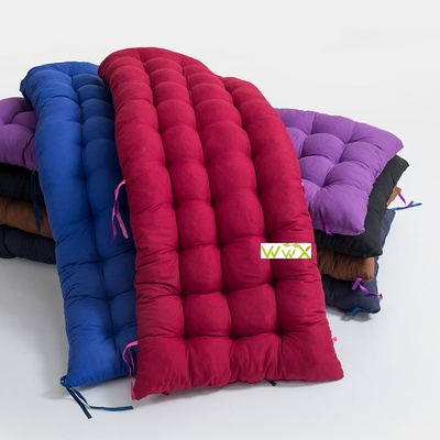 极速Solid Recliner Rockingv Chair Mat Sofa Soft Back Cushion