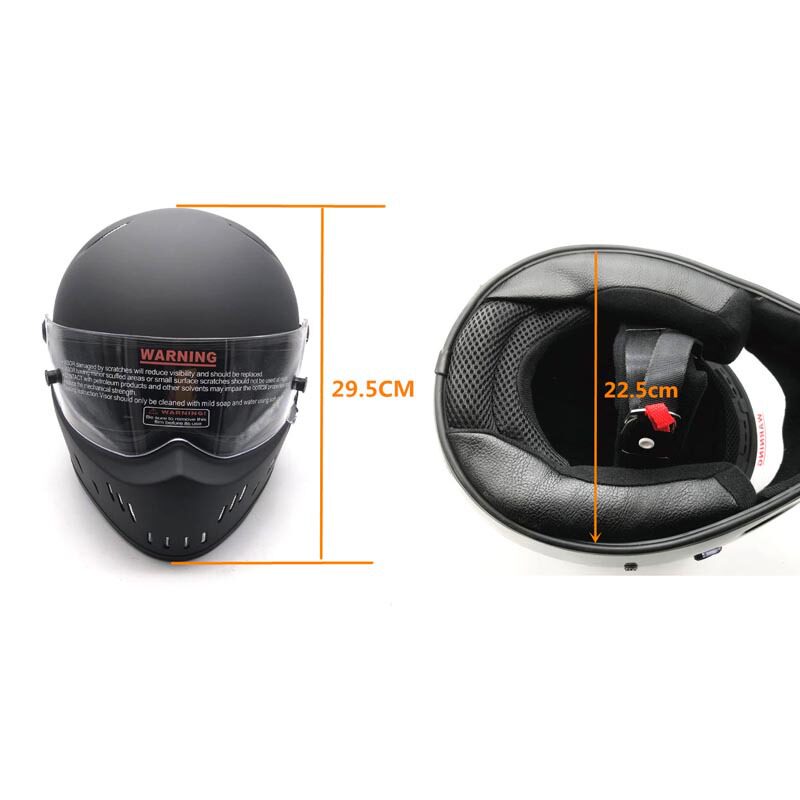 极速摩托车全盔秋冬保暖卡丁车赛车玻璃F钢蓝牙头盔ATV-2哑黑厂家