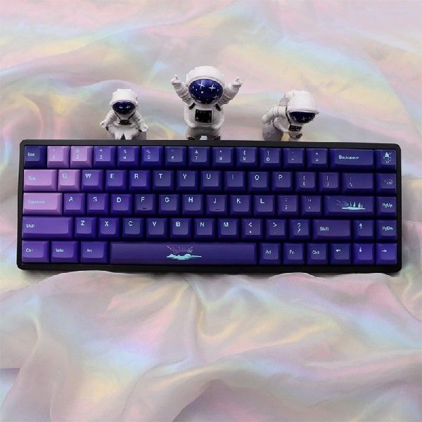 速发896F 139 Keys DYE-SUB Keycap Aurora Borealis KCA Profile