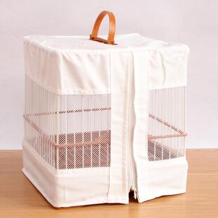 极速绣眼鸟笼配件塑料小方笼黄腾B百灵贝子玉鸟黄豆小型小号小鸟