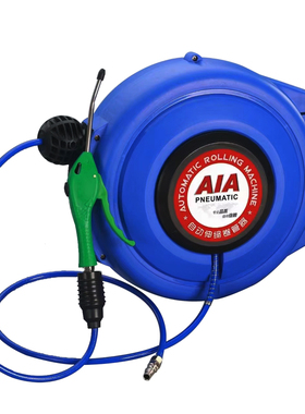极速新款新气管自动伸缩卷管器85u15M气鼓12820米PU管收管器10653