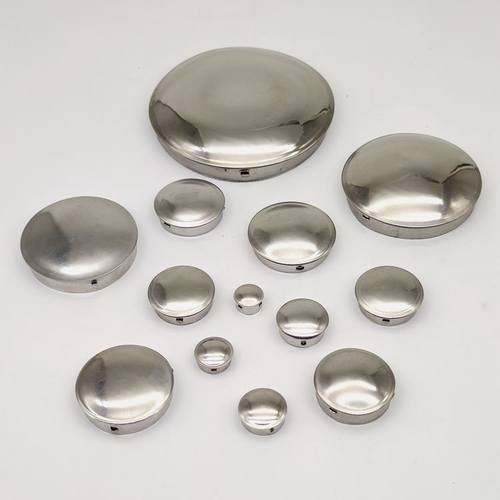 极速不锈钢e封头 圆管快速封口盖内塞阻流塞 晾衣杆盖型螺母 圆孔